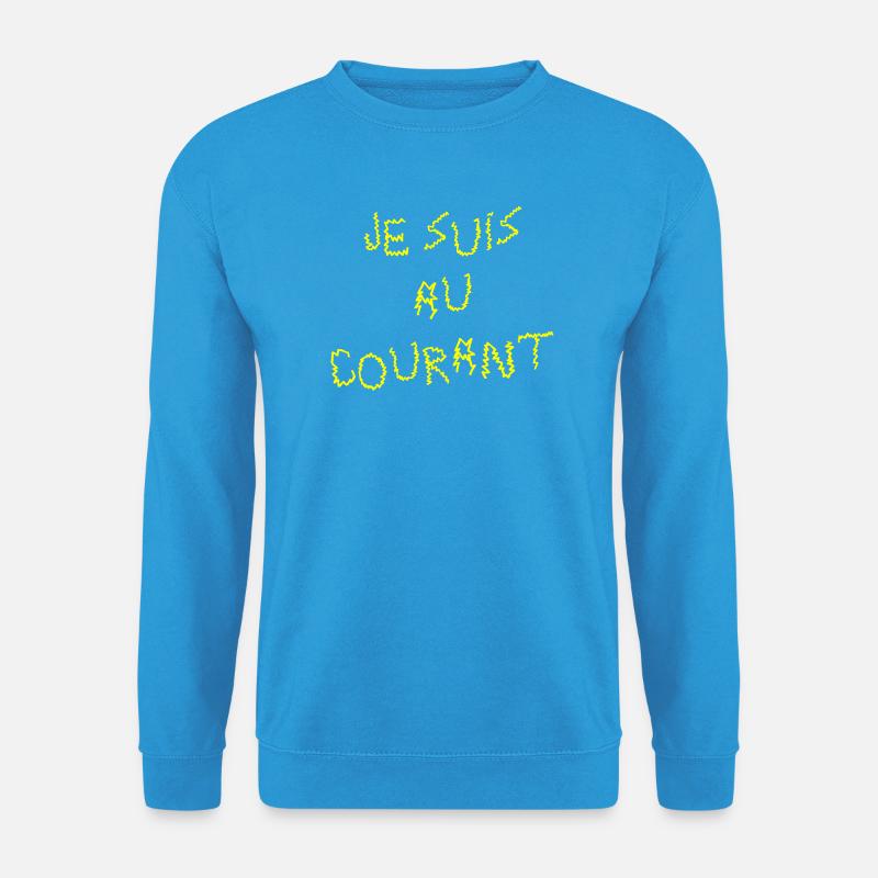 ICH WEISS DAVON! - Unisex Pullover - Meeresblau