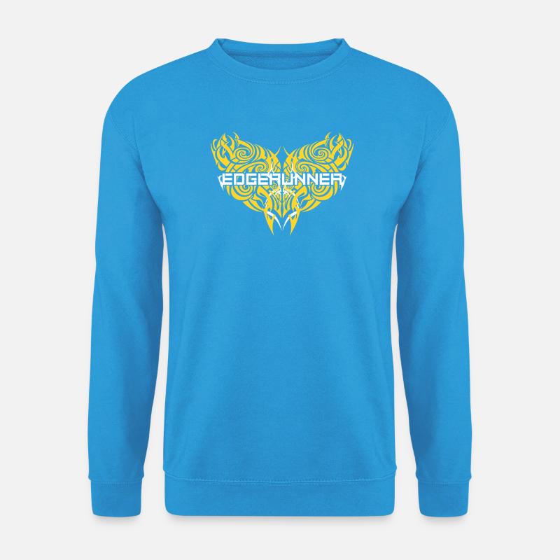 EdgeRunner Cyberpunk - Unisex Pullover - Meeresblau