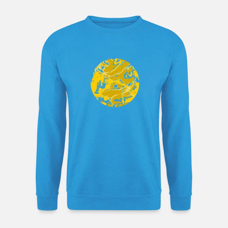 Solar Abstrakter Kreis - Unisex Pullover - Meeresblau