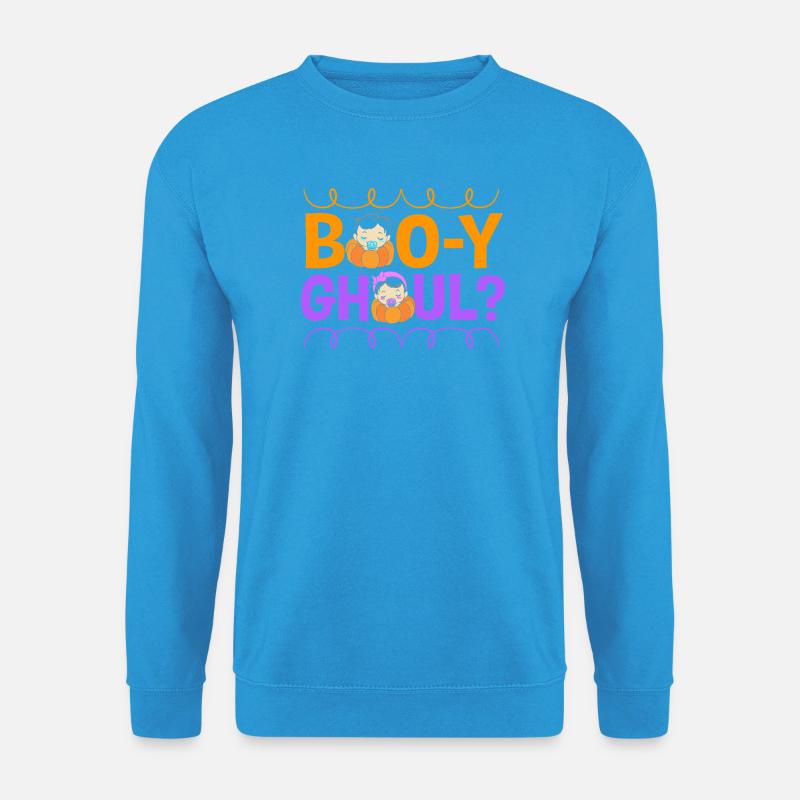 Halloween Gender Reveal - Unisex Pullover - Meeresblau