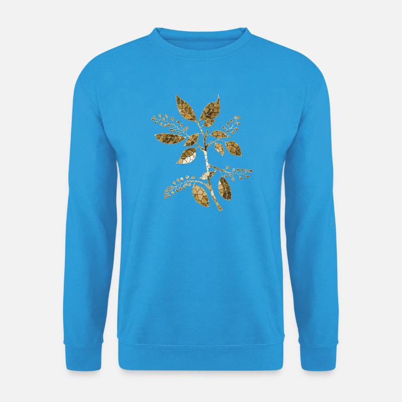 Blumen - Unisex Pullover - Meeresblau