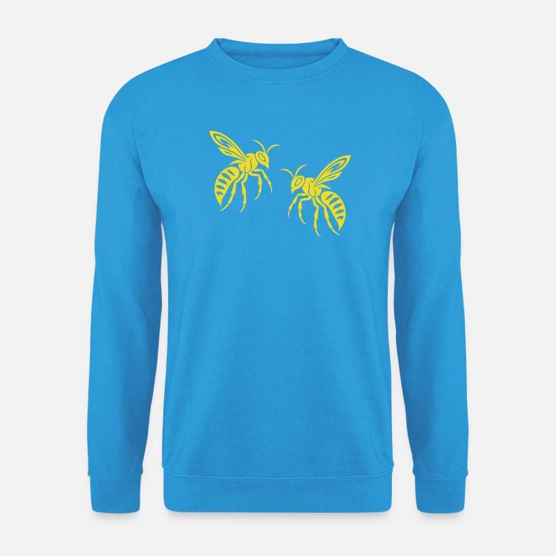 Biene Wespe - Unisex Pullover - Meeresblau