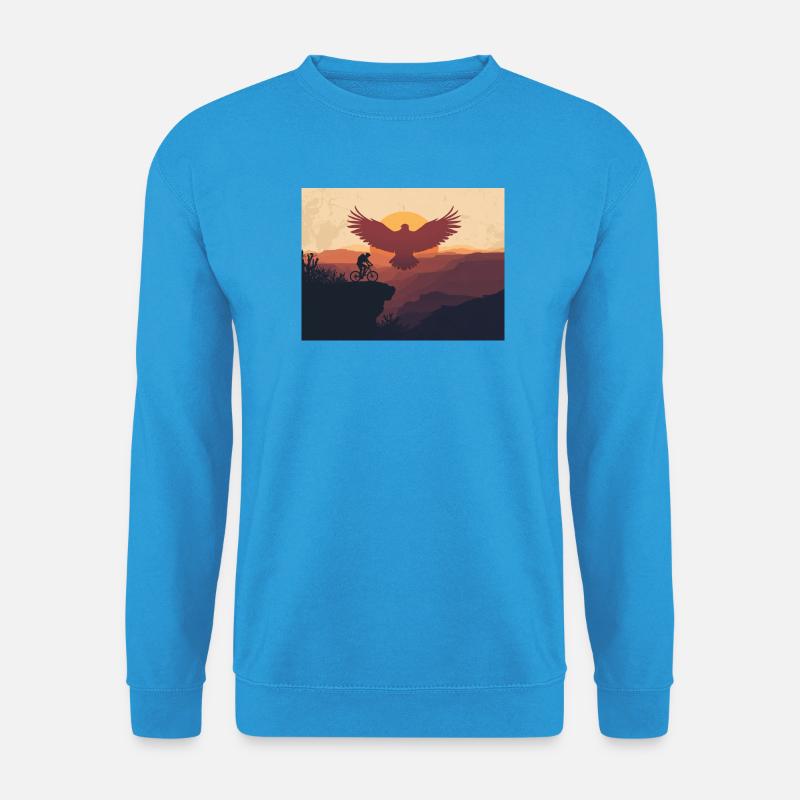 sunshine Rider - Unisex Pullover - Meeresblau