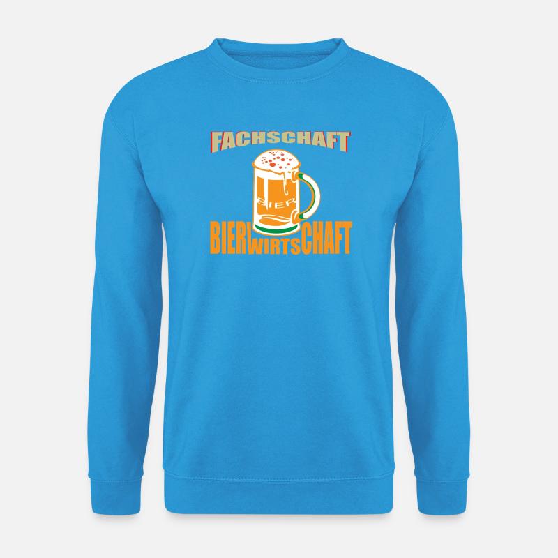 Fachschaft für Bierwirtschaft Emblem / Lustig  - Unisex Pullover - Meeresblau