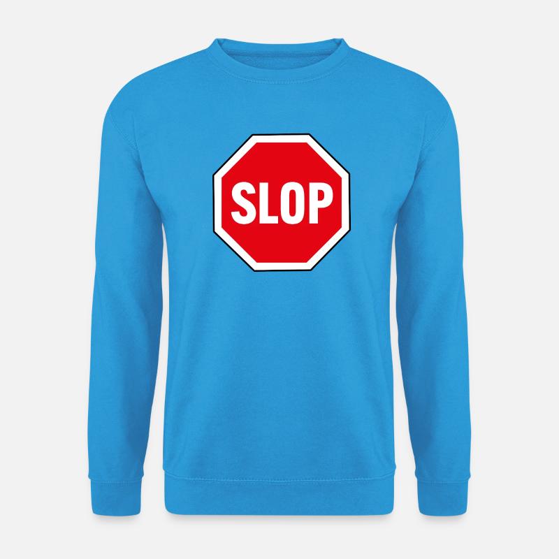 STOP the SLOP - Unisex Pullover - Meeresblau