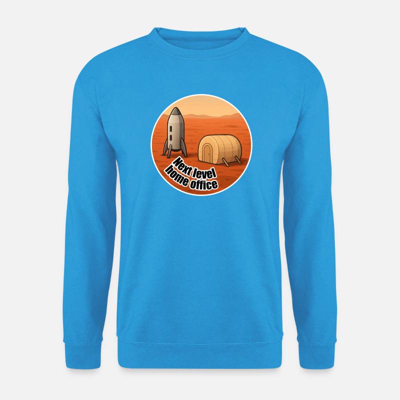 Mars Next Level Home Office - Unisex Pullover - Meeresblau