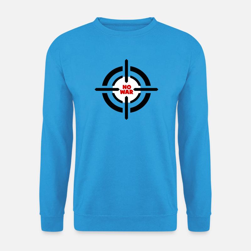 Kein Kriegsemblem - Unisex Pullover - Meeresblau