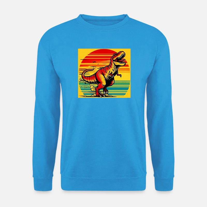 Dinosaurier - Unisex Pullover - Meeresblau