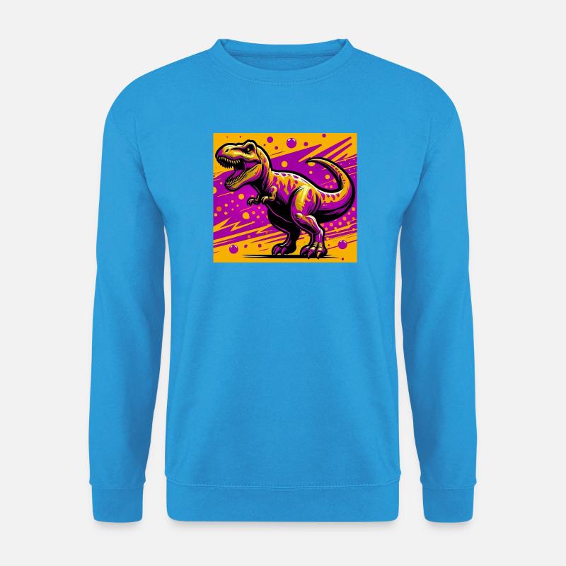 Dinosaurier - Unisex Pullover - Meeresblau