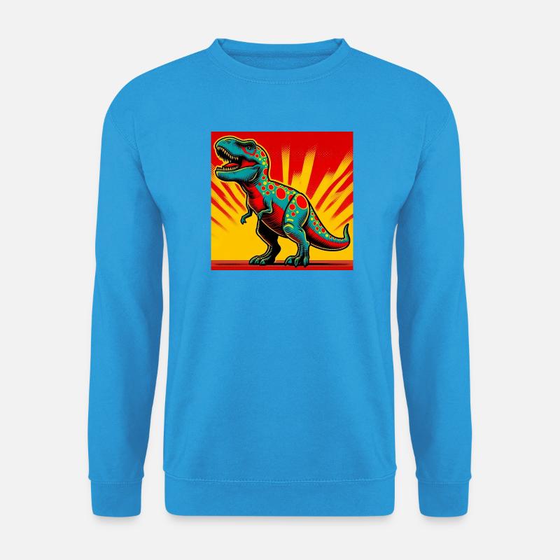 Dinosaurier - Unisex Pullover - Meeresblau