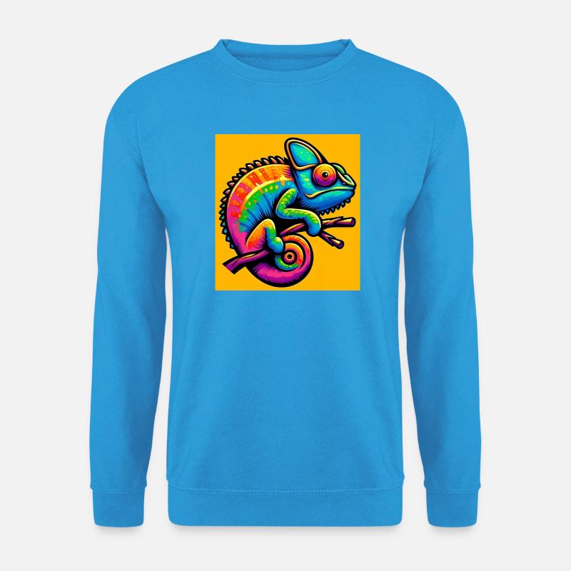 Chamäleon - Unisex Pullover - Meeresblau
