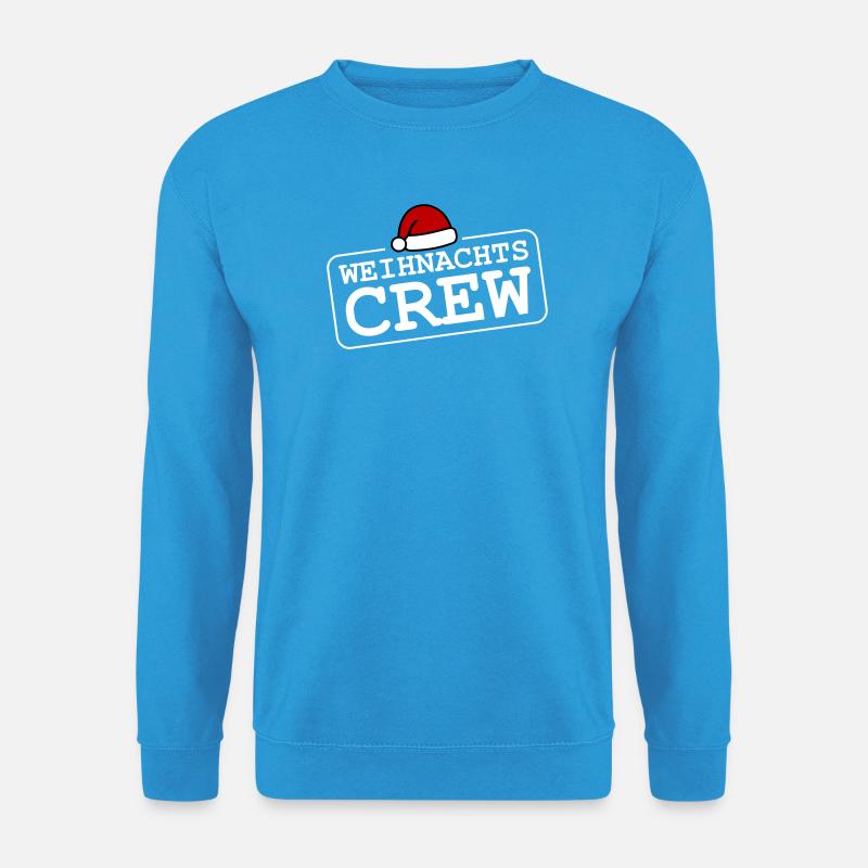 Weihnachts Crew - Unisex Pullover - Meeresblau
