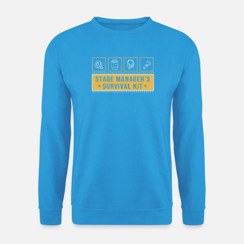 Stage Manager - Unisex Pullover - Meeresblau