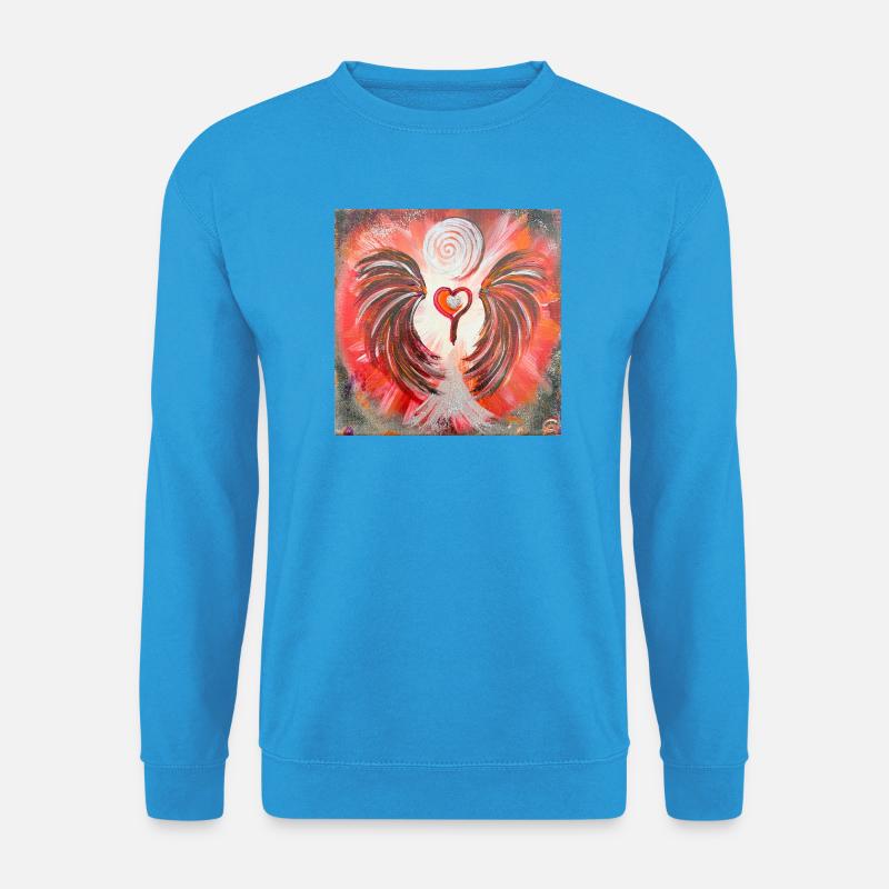 Herzengel Tiefes Erwachen - Unisex Pullover - Meeresblau