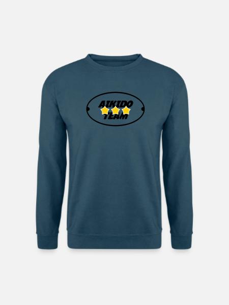 Aïkido Team - Sweat-shirt Unisexe - bleu mer
