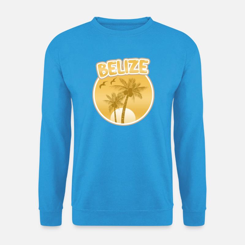 Urlaub Belize - Unisex Pullover - Meeresblau