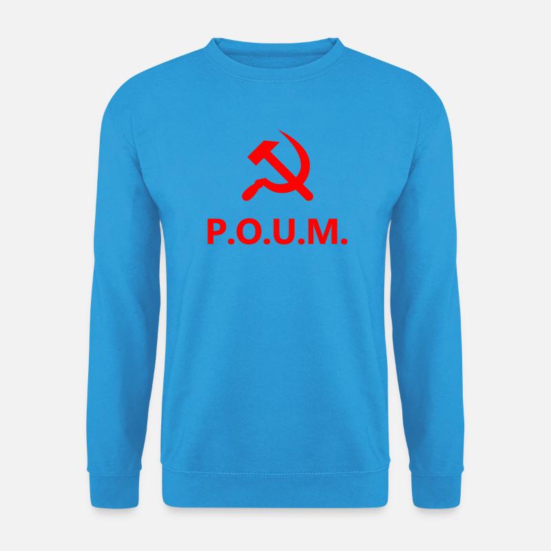 POUM - Unisex Pullover - Meeresblau