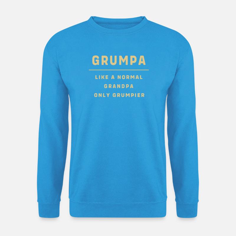 Opa Großvater Enkel Enkelkind Opi - Unisex Pullover - Meeresblau