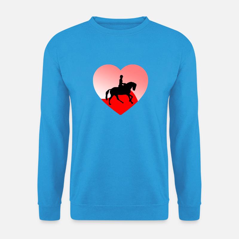 Pferde - Unisex Pullover - Meeresblau