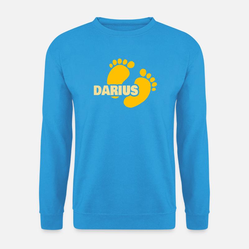 Geschenk für Darius - Unisex Pullover - Meeresblau