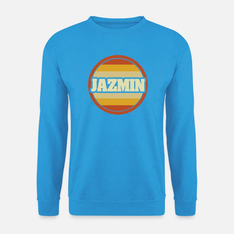 Vorname Jazmin - Unisex Pullover - Meeresblau