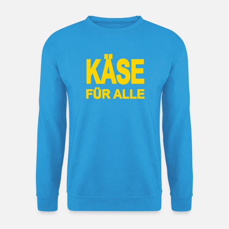 Käse - Unisex Pullover - Meeresblau