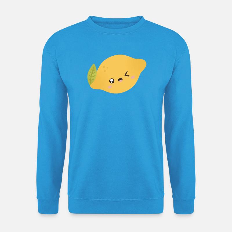 Lemon Kawaii - Unisex Pullover - Meeresblau
