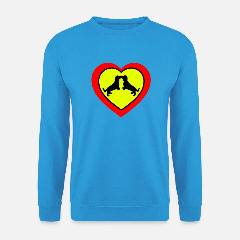 Dackel - Unisex Pullover - Meeresblau