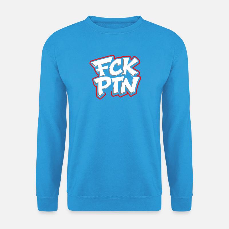 FCK PTN Anti Putin Statement - Unisex Pullover - Meeresblau