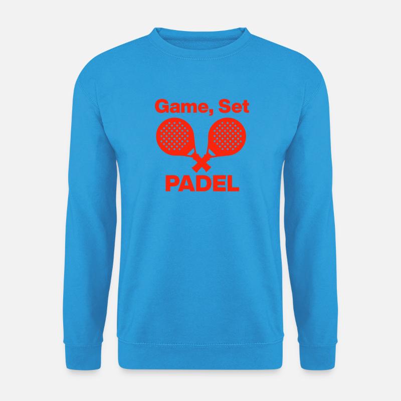 Game, Set, PADEL – Let’s Smash! - Unisex Pullover - Meeresblau