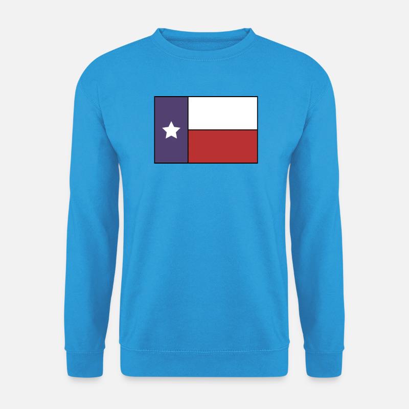 Texas-Flagge - Unisex Pullover - Meeresblau