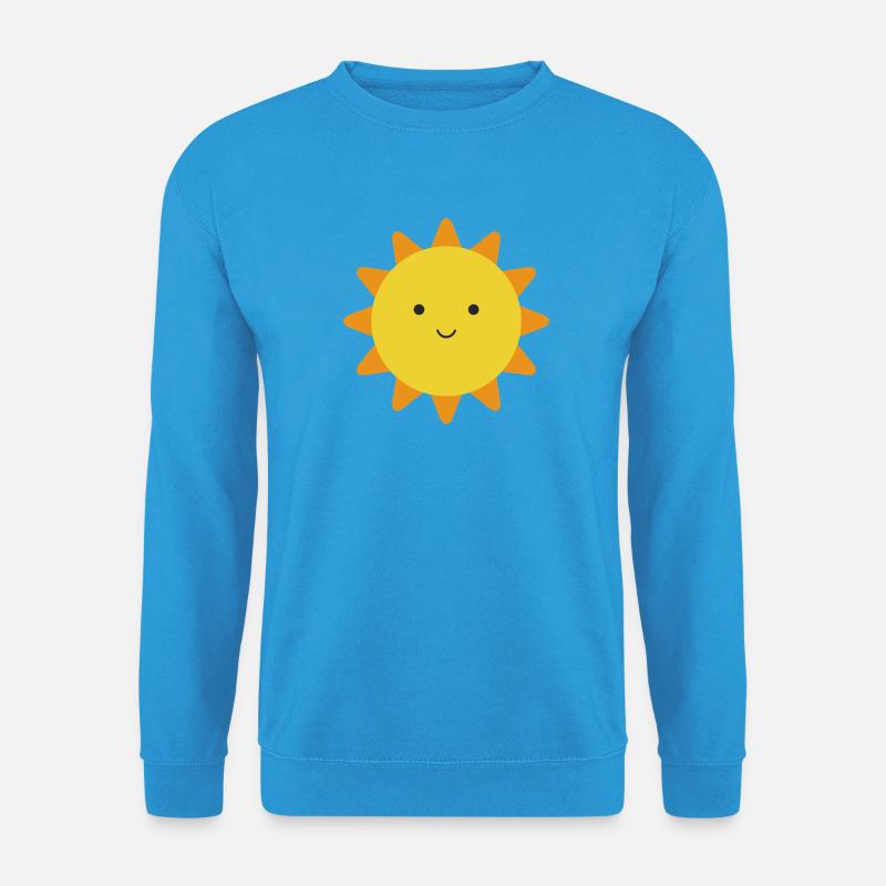 Sonne - Unisex Pullover - Meeresblau