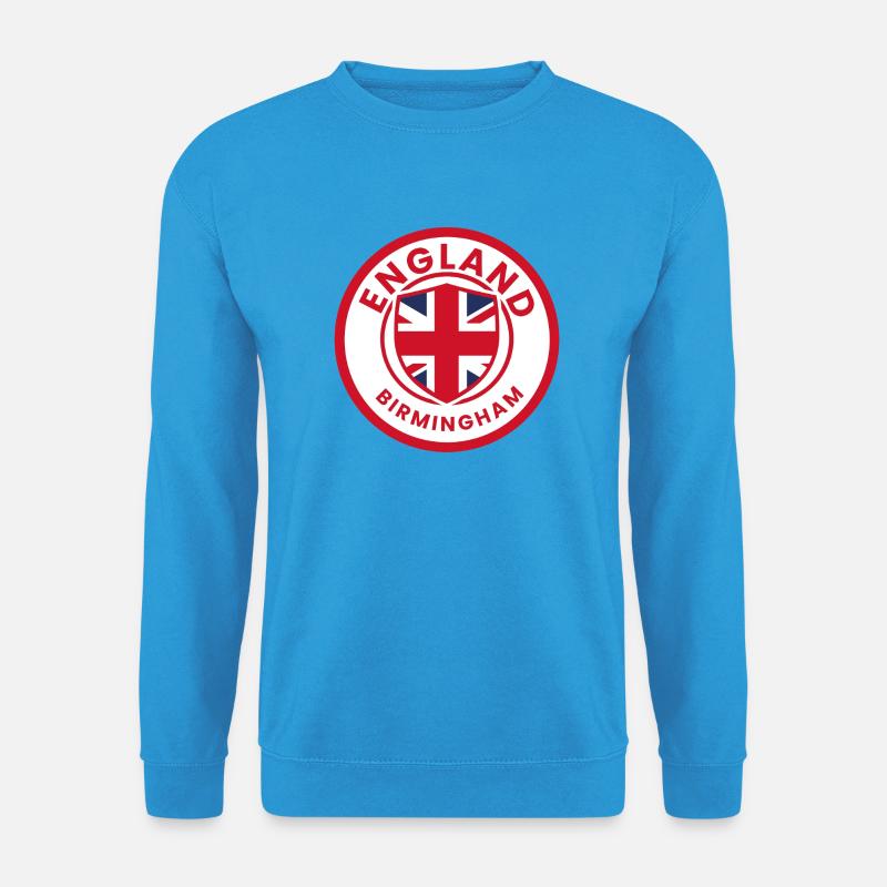 Birmingham Union Jack Abzeichen - Unisex Pullover - Meeresblau