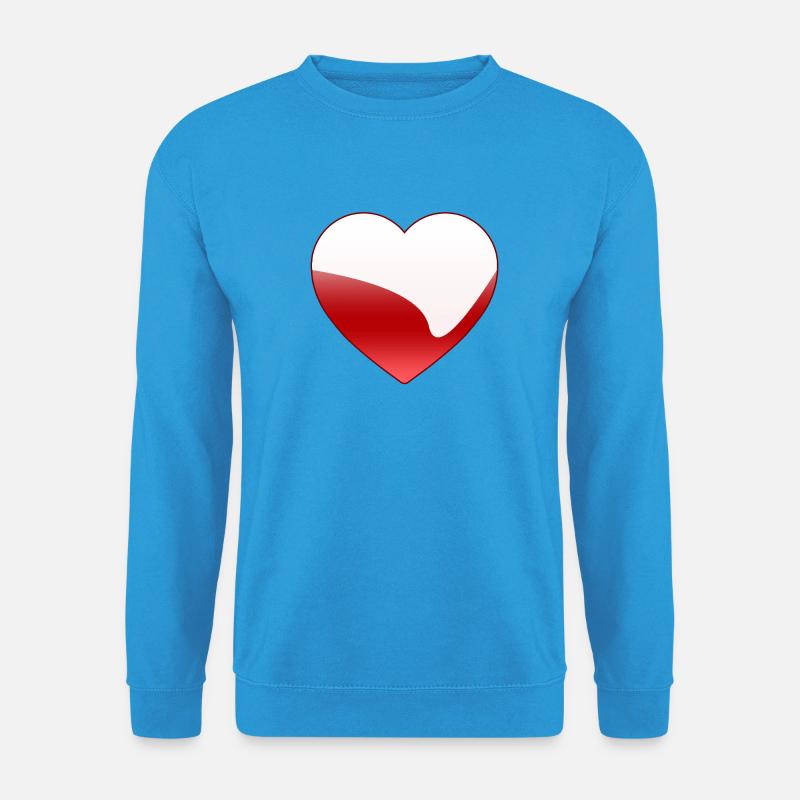 Liebe - Unisex Pullover - Meeresblau