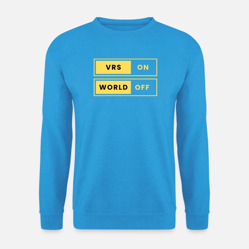 VRS ON World OFF  - Unisex Pullover - Meeresblau
