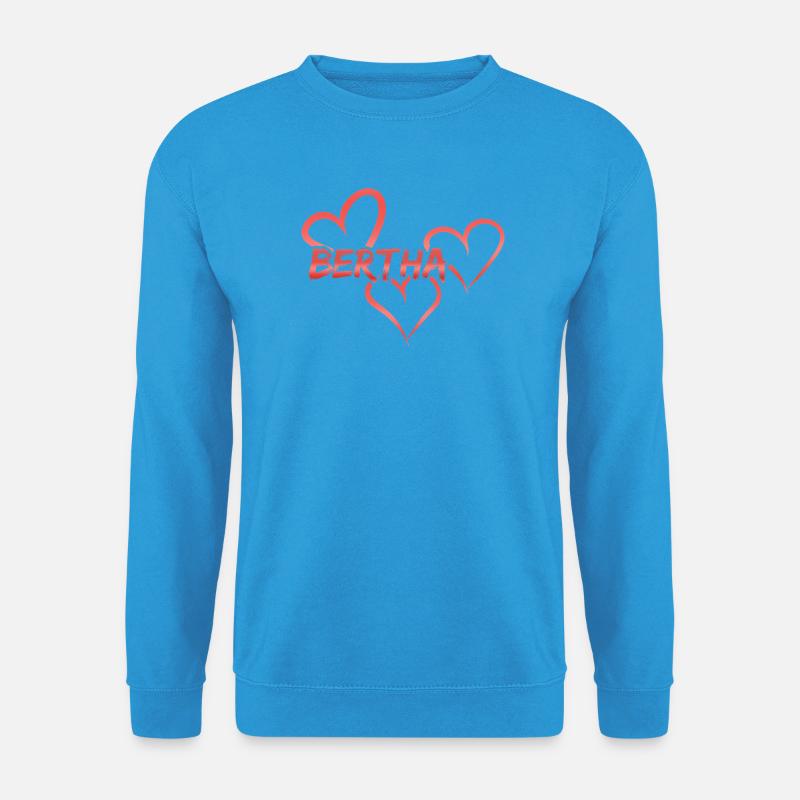 Bertha Bertha - Unisex Pullover - Meeresblau