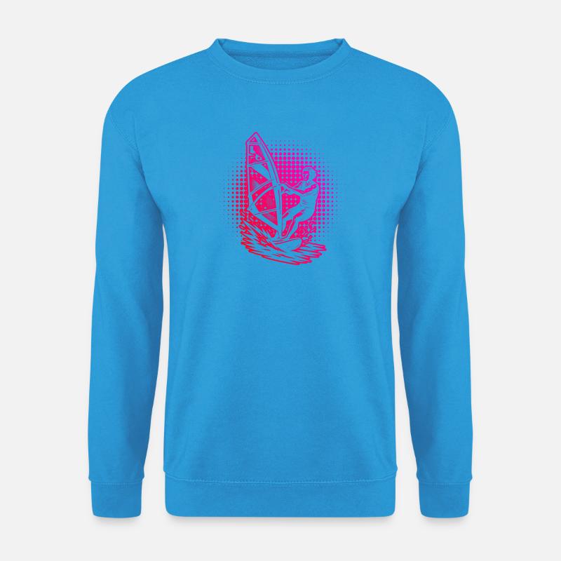 Direkte Windsurfing Aussage - Unisex Pullover - Meeresblau