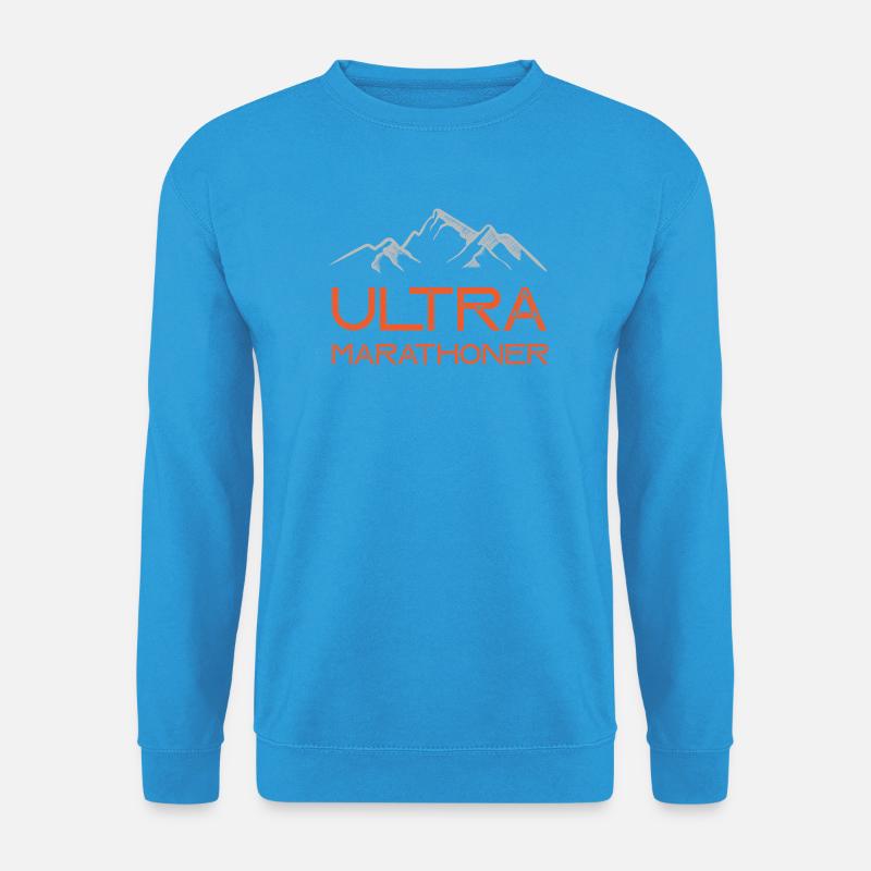 Ultra-Marathonläufer - Unisex Pullover - Meeresblau