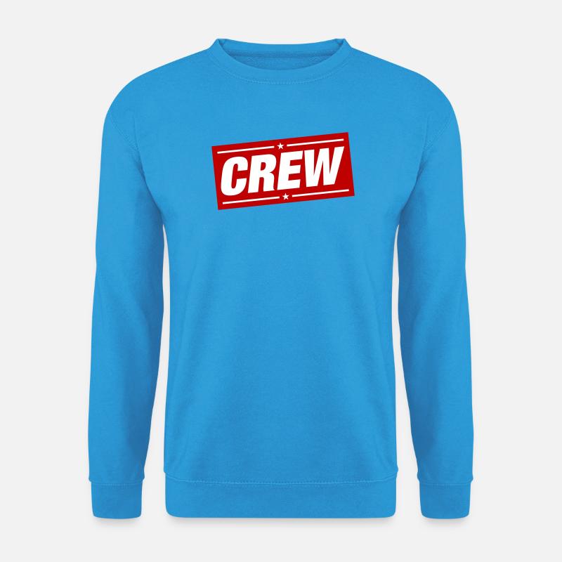 Crew Design - Unisex Pullover - Meeresblau