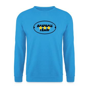 Baseball Team - Sport - Sweat-shirt Unisexe - bleu mer - Devant - Alina (178cm) & Michal (187cm)