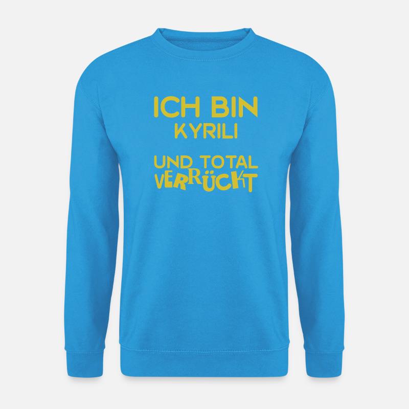Geschenk für Kyrill - Unisex Pullover - Meeresblau