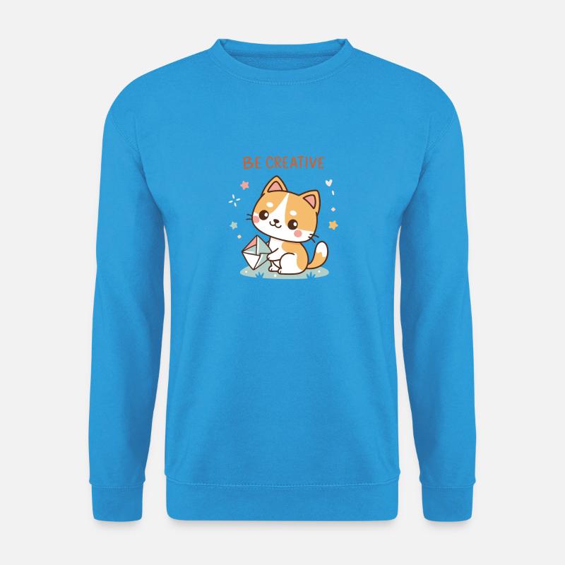 Kreativer Chat - Unisex Pullover - Meeresblau