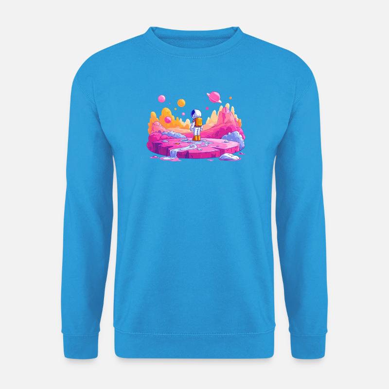 Neonplanet Astronaut - Unisex Pullover - Meeresblau