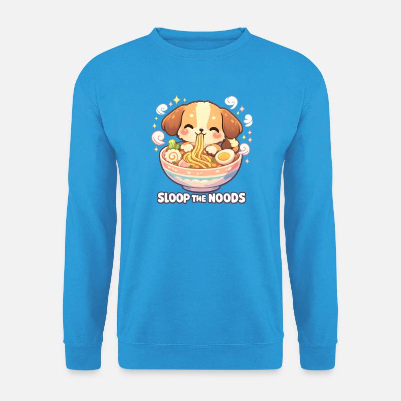 Ramen Kawaii Hund - Unisex Pullover - Meeresblau
