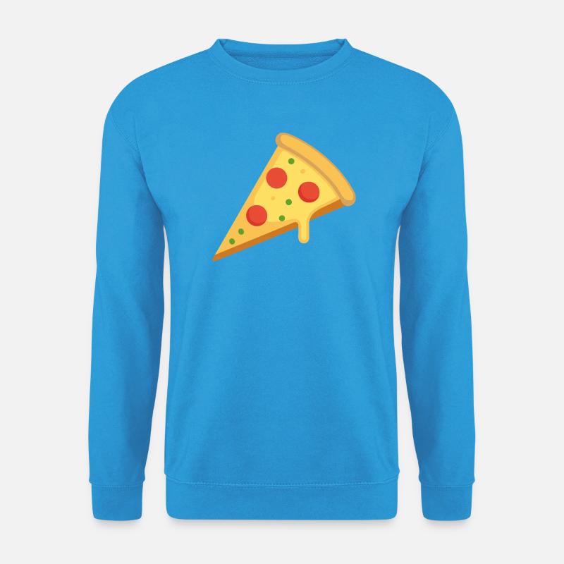 Pizzastück - Unisex Pullover - Meeresblau