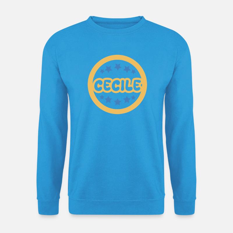 Vorname Cecile - Unisex Pullover - Meeresblau