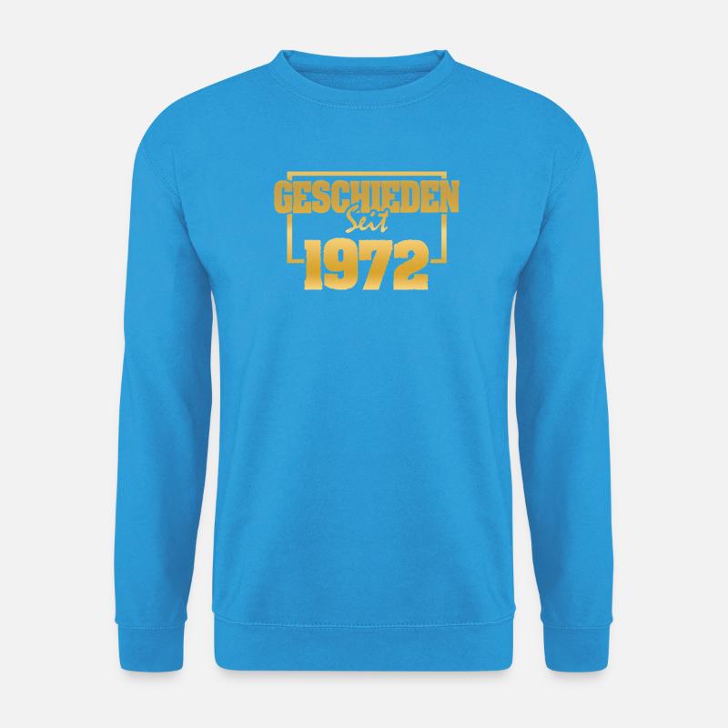 Ehefrau 1972 - Unisex Pullover - Meeresblau