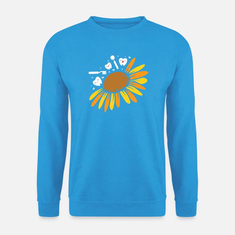 Zahn Dentist Rezeptionist Zahnarzt - Unisex Pullover - Meeresblau