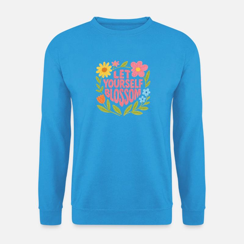 Frühlingsblüte - Unisex Pullover - Meeresblau