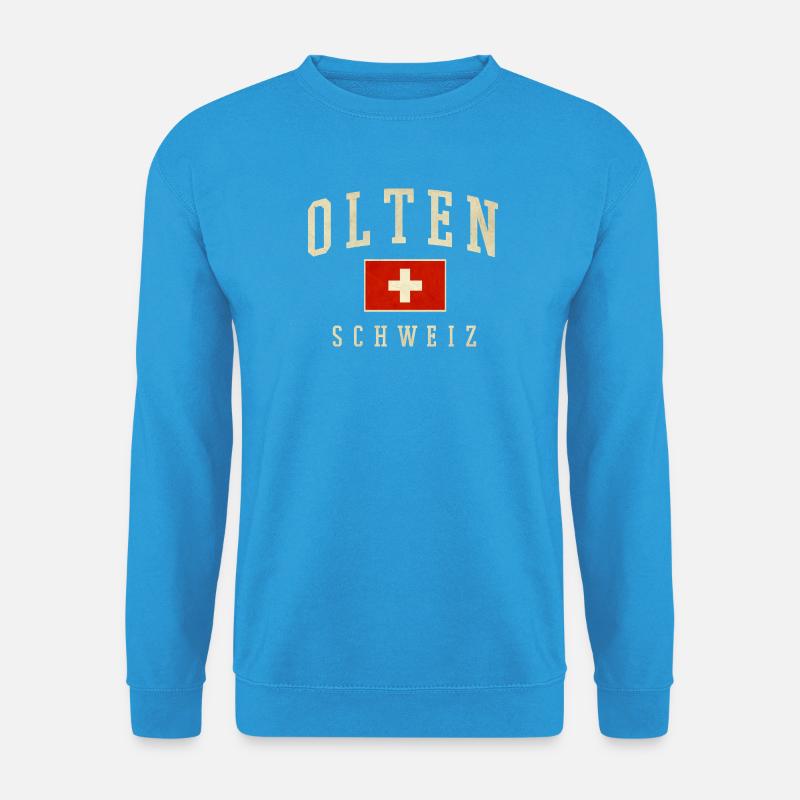 Olten – Schweizer Identität aus Solothurn - Unisex Pullover - Meeresblau
